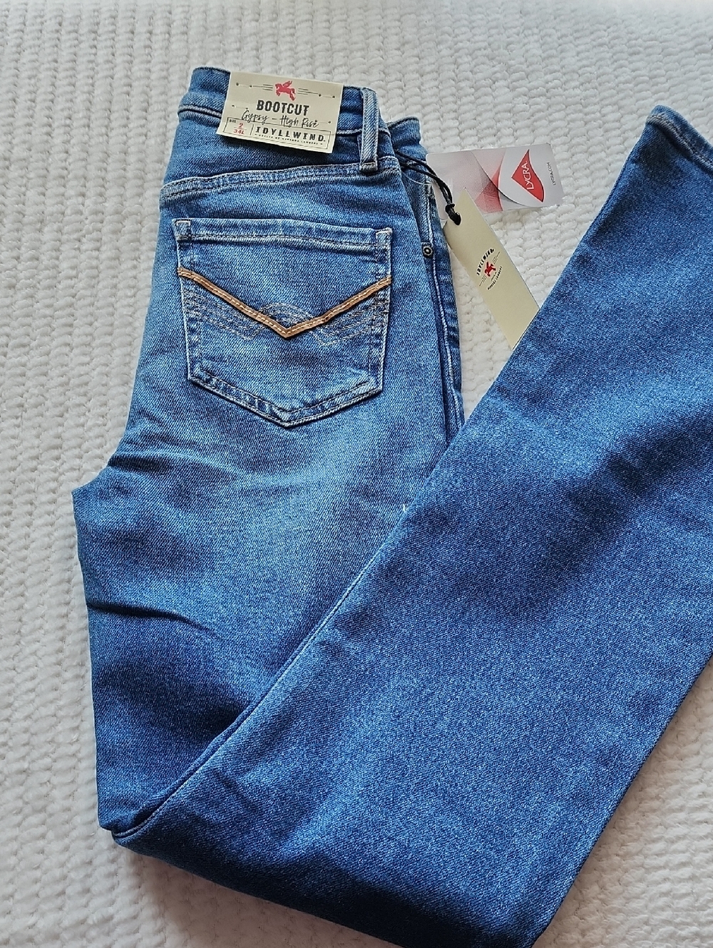 Idyllwind Gypsy High Rise Bootcut Blue Jeans Brand New